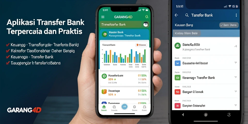 Tampilan antarmuka GARANG4D yang memudahkan pengguna dalam Transfer Bank.
