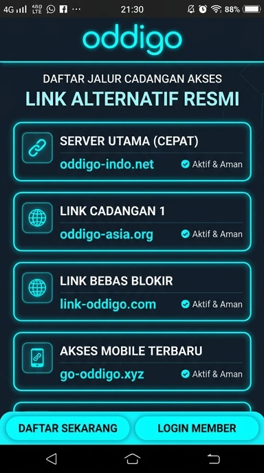 Link Alternatif oddigo untuk Pengguna Android Indonesia