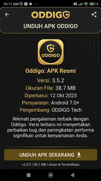 Panduan Unduh dan Instal APK oddigo untuk Android